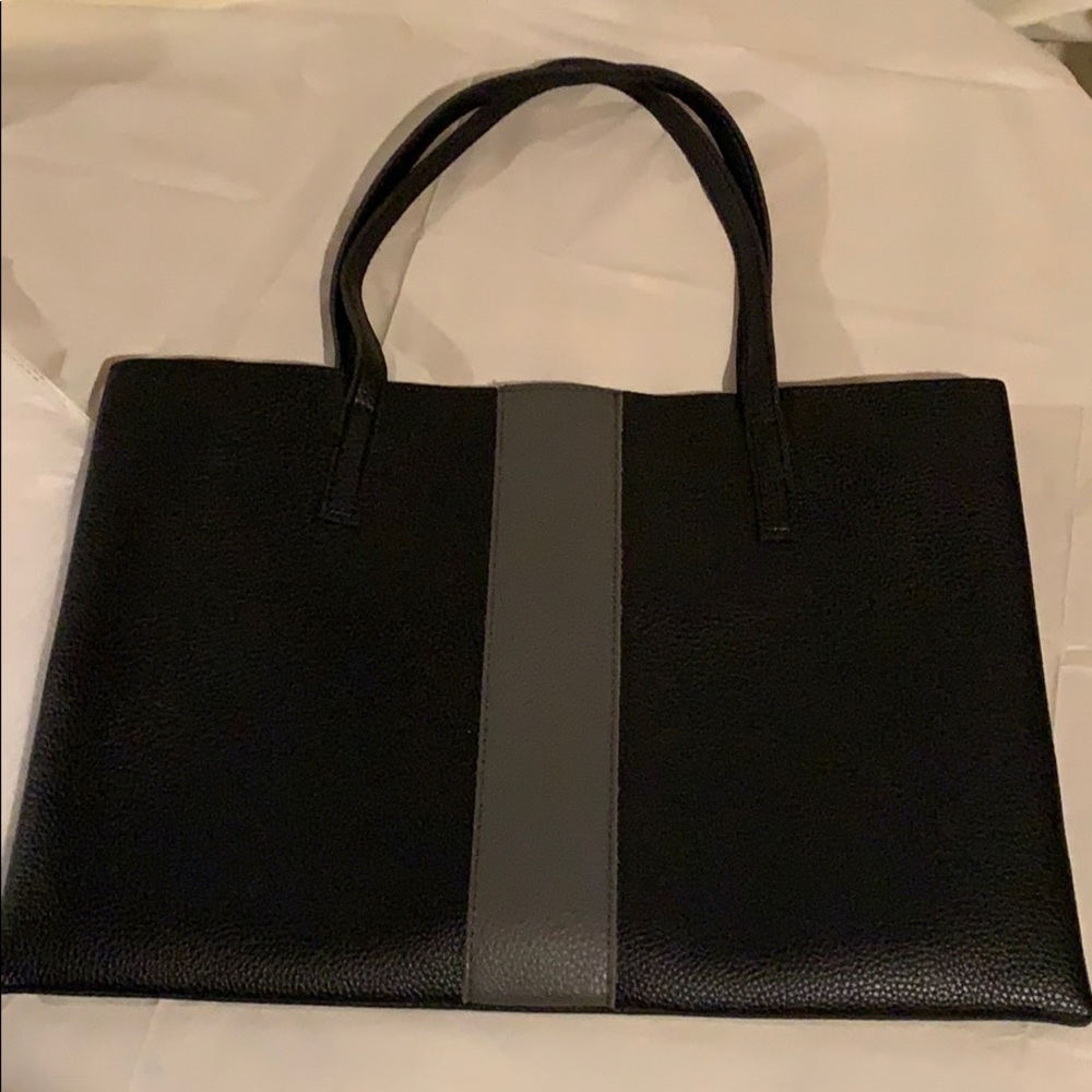 Vince Canute Black & Gray Luck Tote